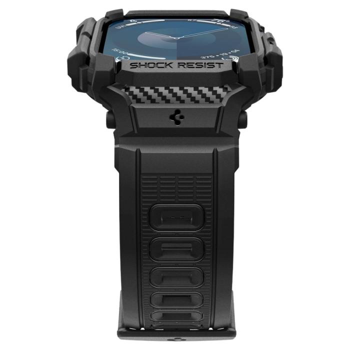 Bild 5, Spigen Spigen Apple Watch 11/10 42 mm Skal/Armband Rugged Armor 'Pro' Matt