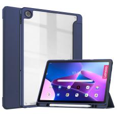  Lenovo Tab M10 Plus Gen 3 Fodral Tri-Fold Hybrid M&ouml;rk Bl&aring;