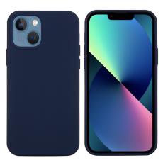  iPhone 13 Skal Liquid Silikon M&ouml;rk Bl&aring;