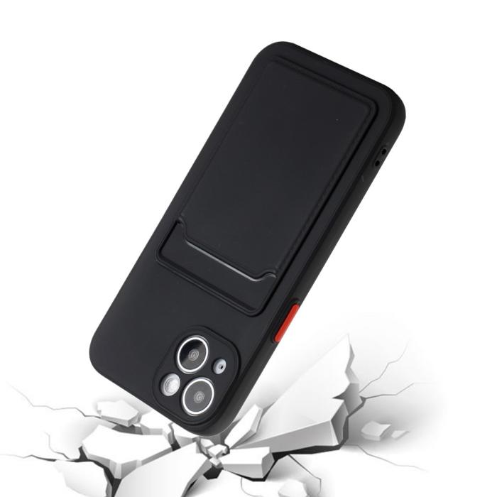 Bild 5,  iPhone 13 Skal Med Kortfack Svart