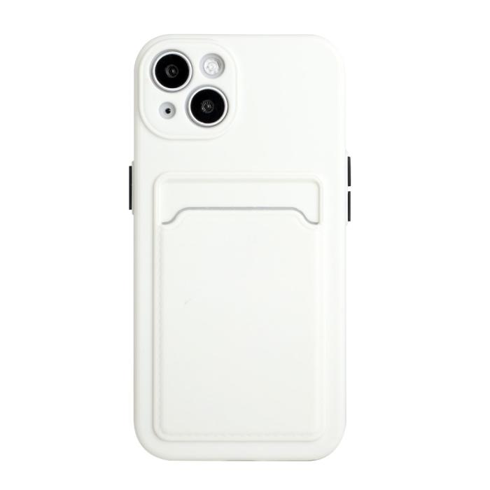 Bild 2,  iPhone 13 Skal Med Kortfack Vit