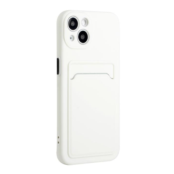 Bild 3,  iPhone 13 Skal Med Kortfack Vit