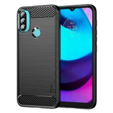 MOFI MOFI Motorola Moto E20 / E40 Skal Borstad St&aring;l Textur Svart