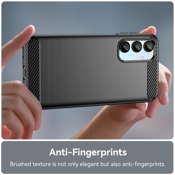 Bild 6,  Samsung Galaxy A16 Skal Borstad Stål Svart