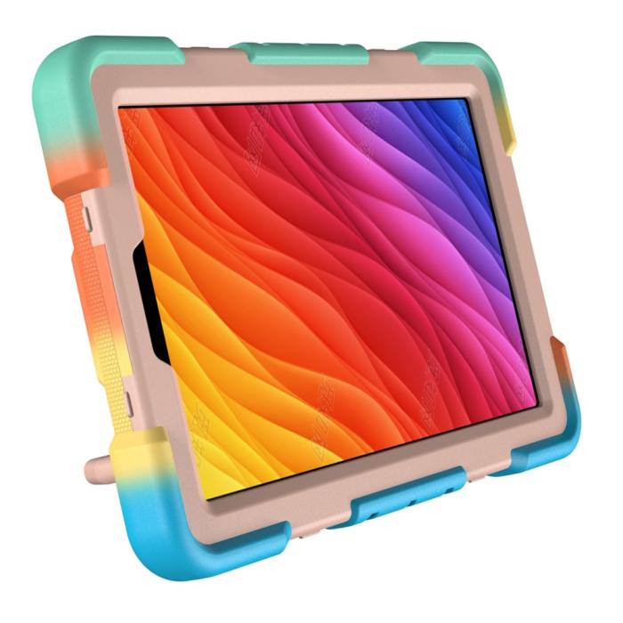 Bild 2,  Galaxy Tab A11 Plus Skal Kickstand Shockproof Rainbow
