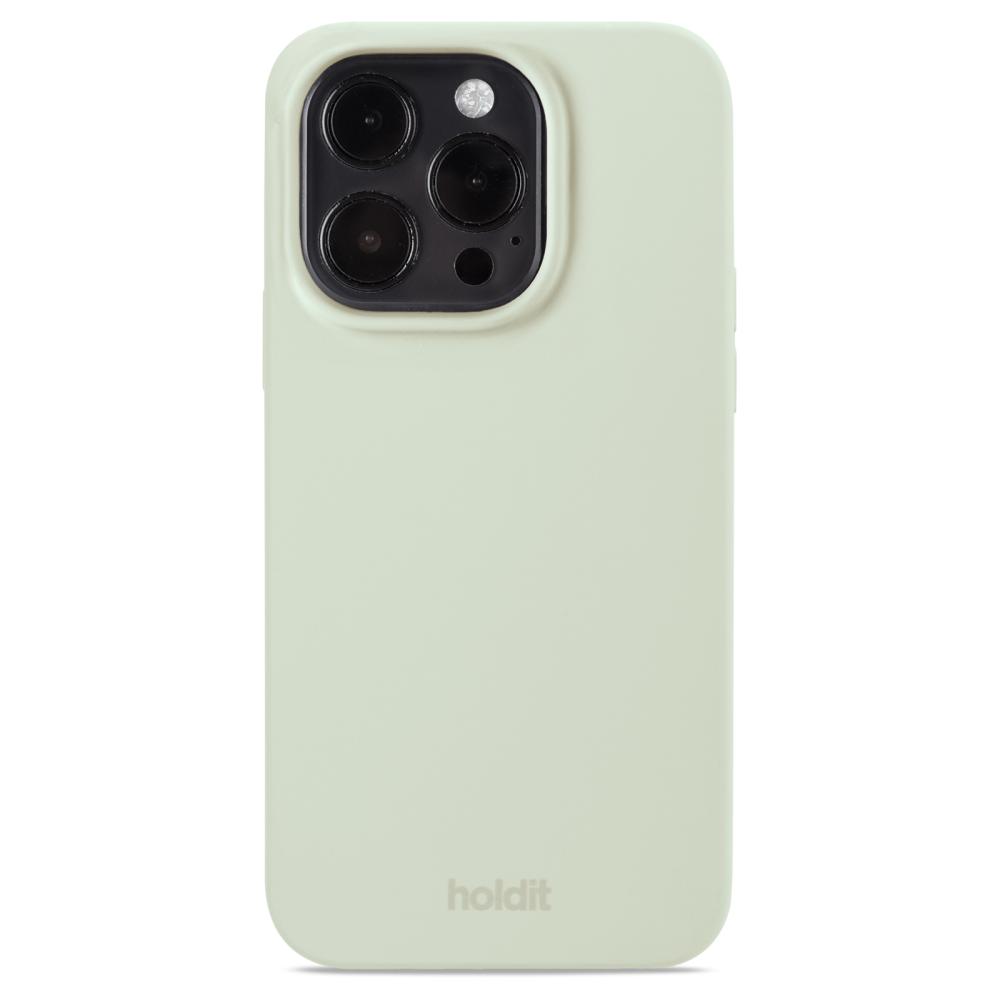 holdit holdit iPhone 15 Pro Mobilskal Silikon White Moss