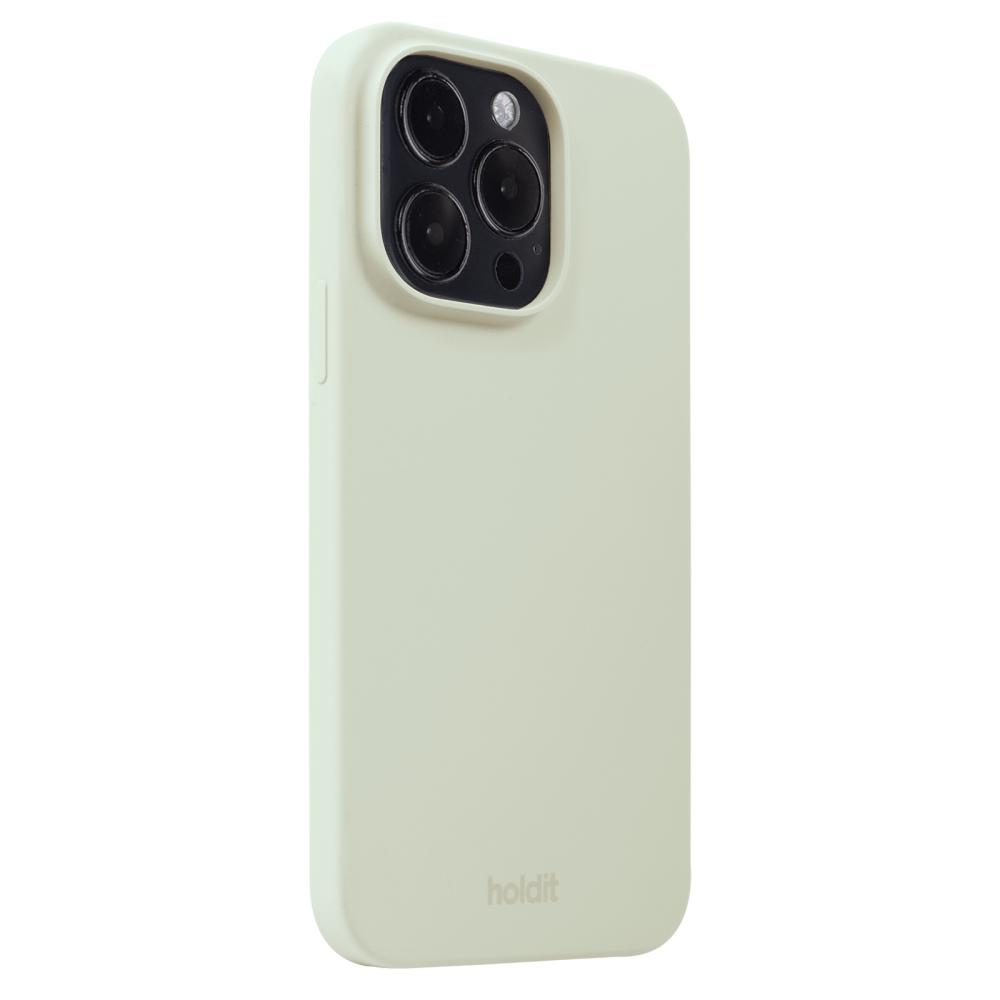 holdit holdit iPhone 15 Pro Mobilskal Silikon White Moss