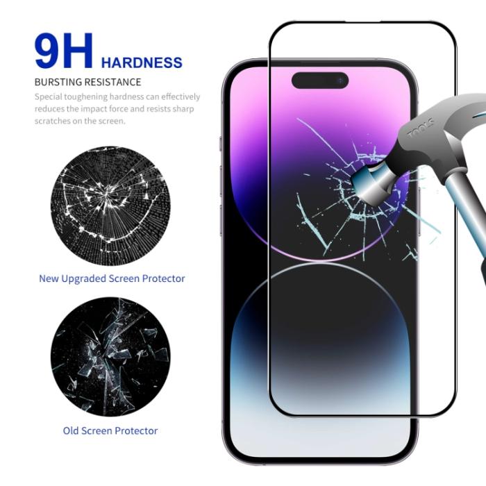 Bild 2, ENKAY ENKAY iPhone 15 Pro Max 2-PACK Skärmskydd Heltäckande