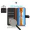KHAZNEH KHAZNEH iPhone 17 Pro Max Fodral RFID Äkta Läder Svart