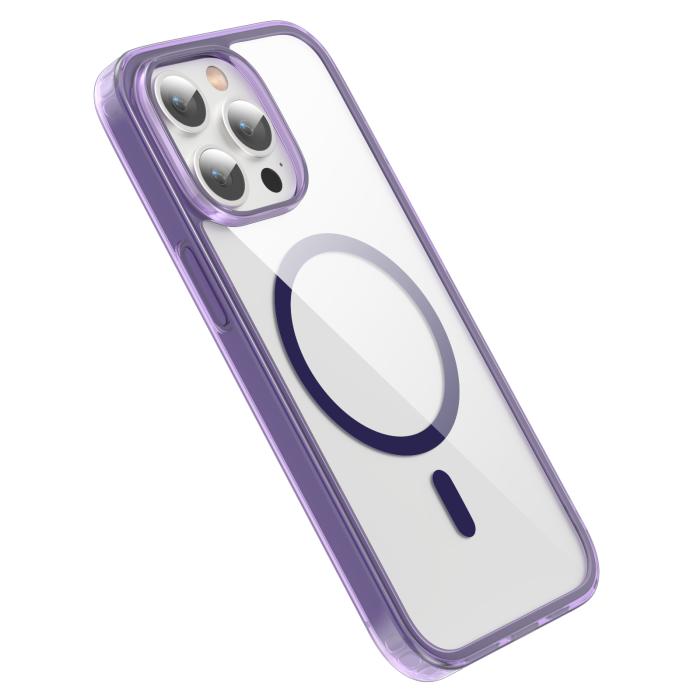 Bild 3, ColorPop ColorPop iPhone 13 Pro Max Skal CH MagSafe Transparent/Lila