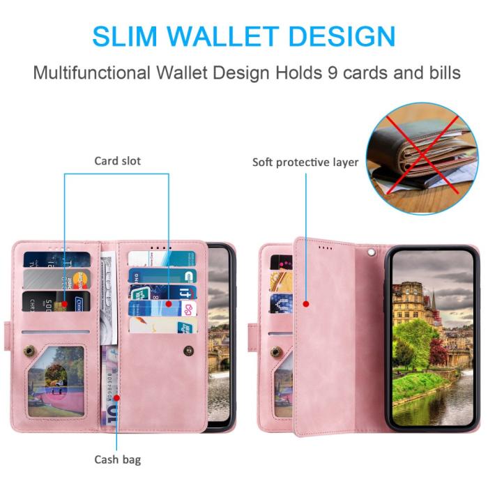 Bild 5,  Xiaomi Redmi Note 14 Pro/Pro Plus 5G Fodral Multifunktionell Glitter