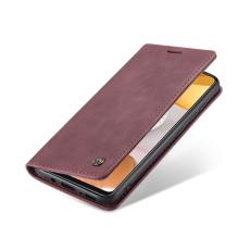 CASEME Samsung Galaxy S21 Ultra - CASEME Vintage Flip Fodral - R&ouml;d