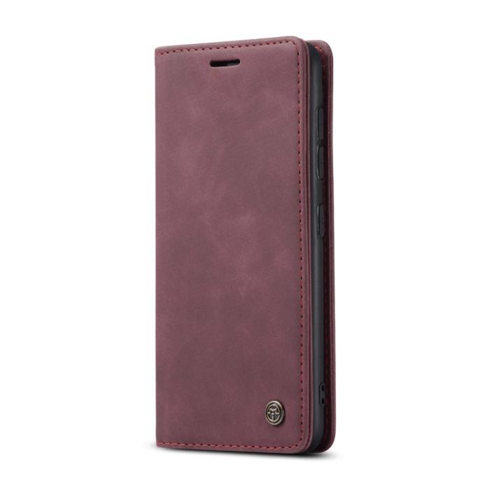 Bild 5, CASEME Samsung Galaxy S21 Ultra - CASEME Vintage Flip Fodral - Röd