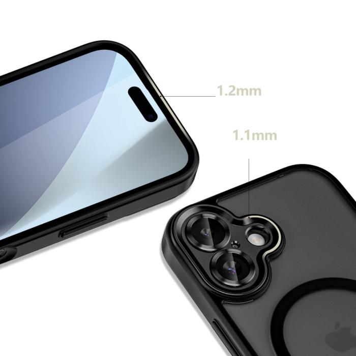 Bild 4, Tech-Protect Tech-Protect iPhone 17 Skal MagSafe MagCam Matt Svart