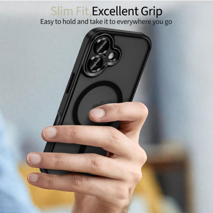 Bild 5, Tech-Protect Tech-Protect iPhone 17 Skal MagSafe MagCam Matt Svart