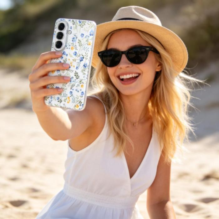 Bild 6, Tech-Protect Tech-Protect Samsung Galaxy S26 Skal FlexAir Spring Flowers