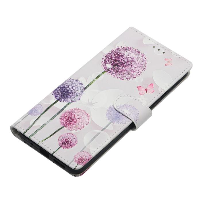 Bild 3,  Xiaomi 17 Fodral Läder Maskrosor Rosa/Lila