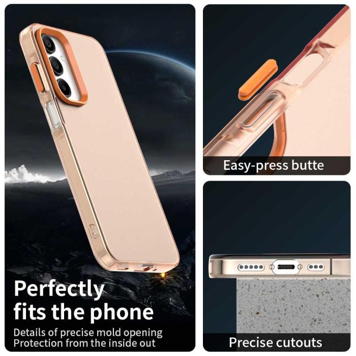 Bild 3,  Samsung Galaxy A36 5G/A56 5G Skal Hybrid Matt Orange