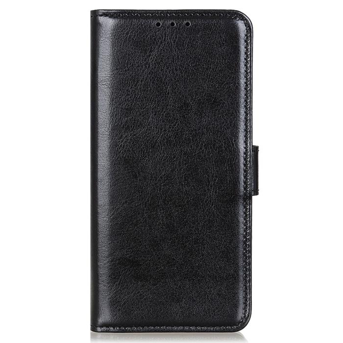 Bild 5,  Xiaomi Redmi 14C Plånboksfodral Crazy Horse Läder Svart