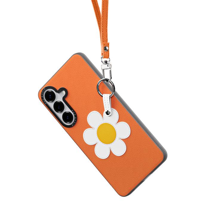 Bild 3, DUX DUCIS DUX DUCIS Samsung Galaxy S26 Skal PU-Läder Prästkrage Orange