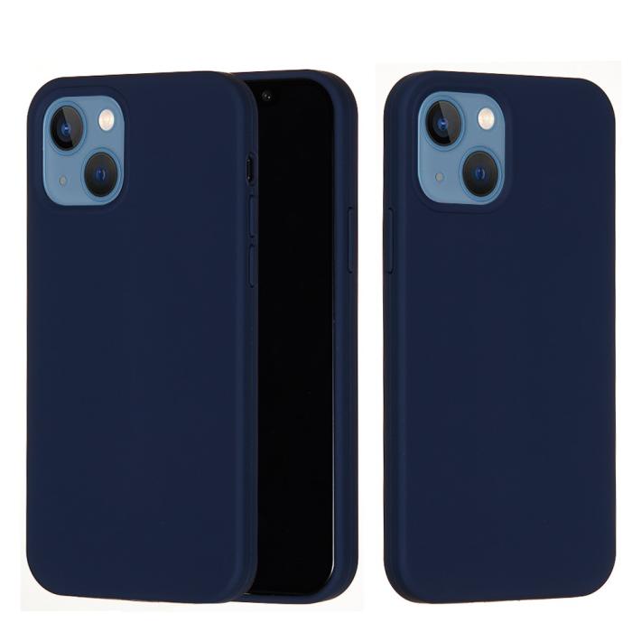 Bild 2,  iPhone 13 Skal Liquid Silikon Mörk Blå