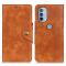  Motorola Moto G31 / G41 Fodral Mässing Magnet Brun