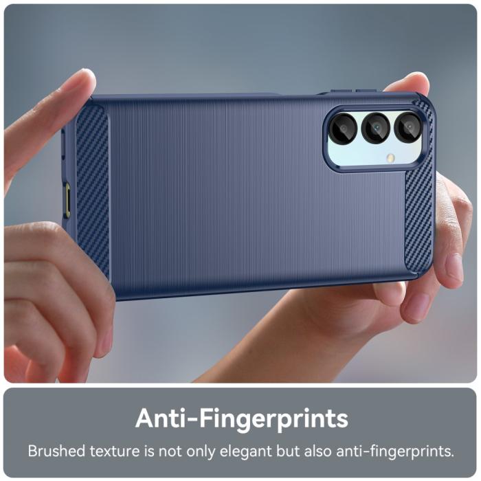 Bild 6,  Samsung Galaxy A16 Skal Borstad Stål Blå