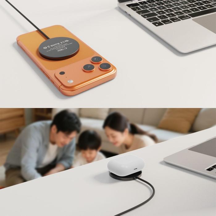 Bild 6, Tech-Protect Tech-Protect 25W Qi2.2 Trådlös Magnetisk MagSafe Laddare Svart