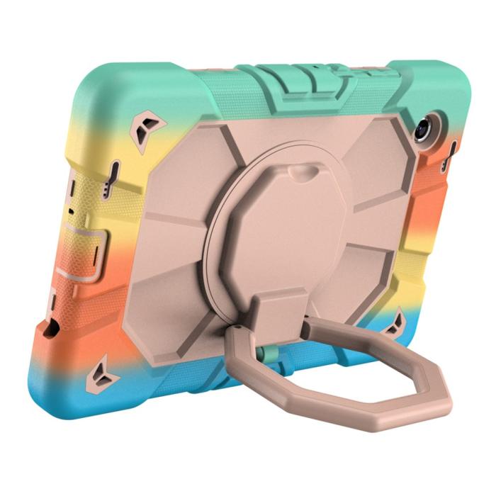 Bild 3,  Galaxy Tab A11 Plus Skal Kickstand Shockproof Rainbow