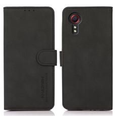 KHAZNEH KHAZNEH Samsung Galaxy Xcover 7 Fodral L&auml;der Svart