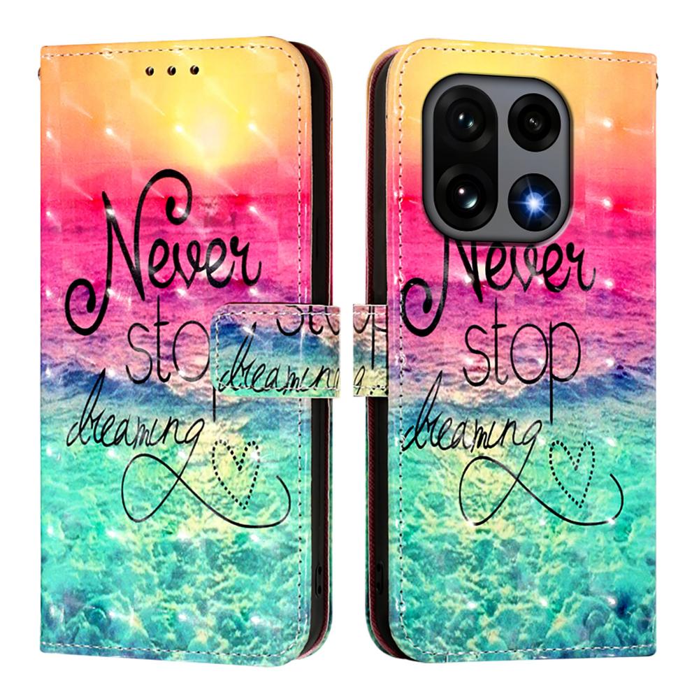  OnePlus 15 Fodral Med Tryck Never Stop Dreaming