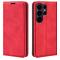  Samsung Galaxy S26 Ultra Fodral Flip Skin Touch Läder Röd