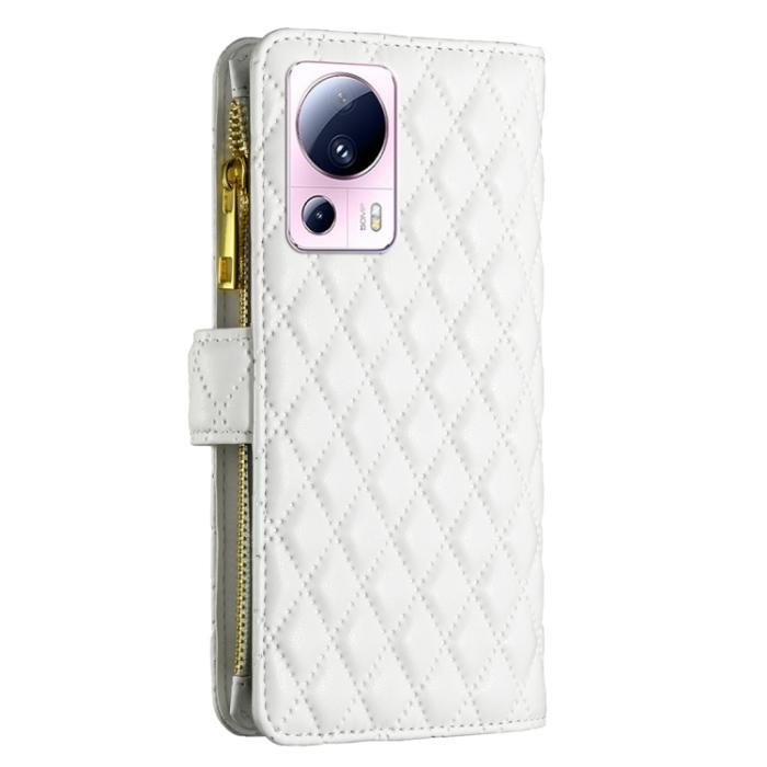 Bild 3, BINFEN BINFEN Xiaomi 13 Lite 5G Fodral Diamond Multifunktionell Vit