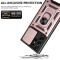  Samsung Galaxy S23 Ultra Skal Ring CamShield Roséguld