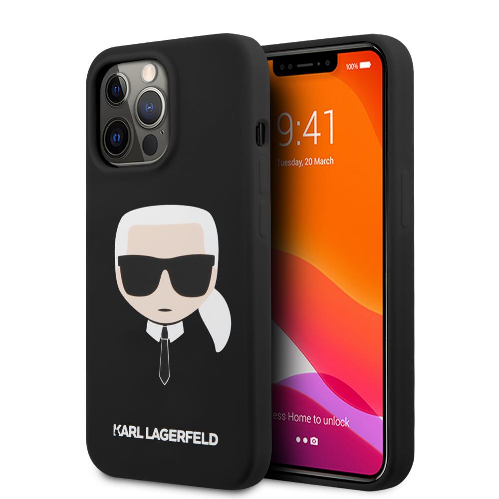 Karl Lagerfeld Karl Lagerfeld iPhone 13 Pro Skal Liquid Silikon Svart