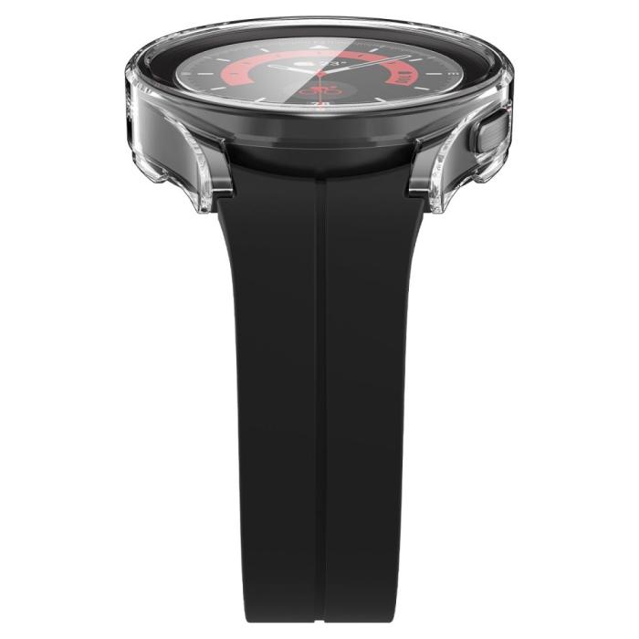 Bild 5, Spigen Spigen Galaxy Watch 5 Pro 45mm Skal Thin Fit / Härdat Glas Transparent