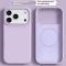  iPhone 17 Pro Skal MagSafe Liquid Silikon Lila