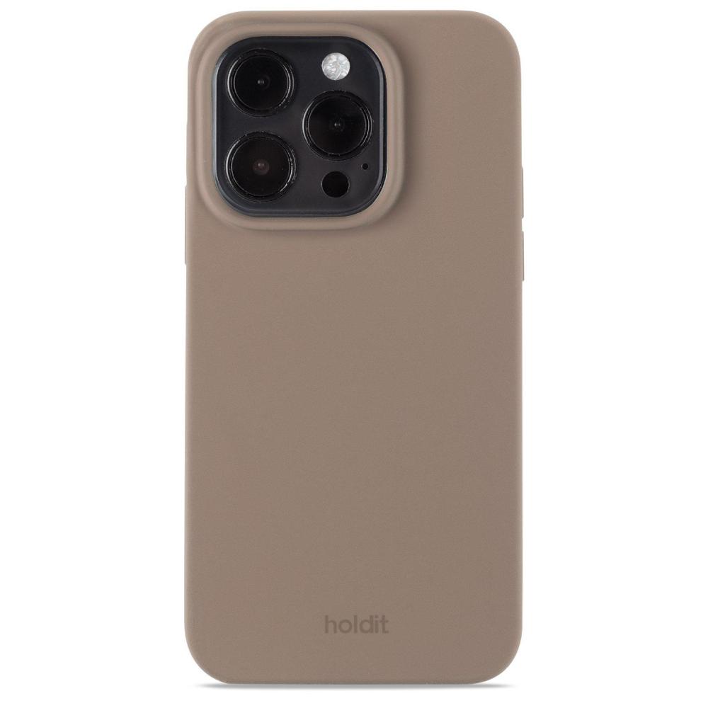 holdit holdit iPhone 14 Pro Mobilskal Silikon Mocha Brown