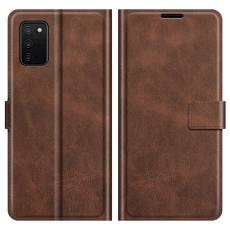  Samsung Galaxy A03s Fodral L&auml;der Brun