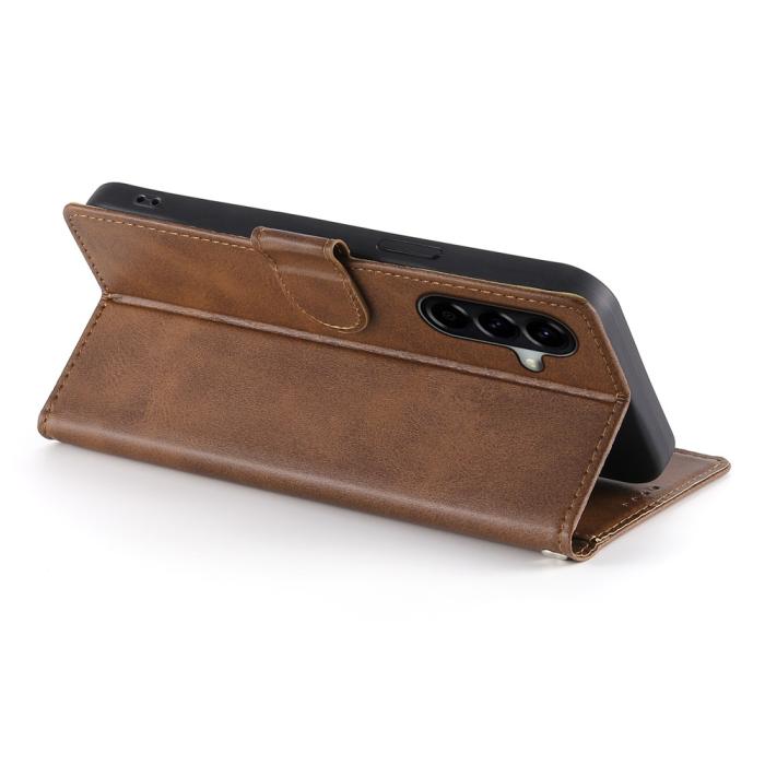 Bild 3,  Samsung Galaxy A37 5G Fodral Läder Brun