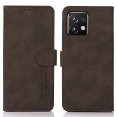 KHAZNEH KHAZNEH Motorola Edge 40 Pro 5G Fodral Retro L&auml;der Brun