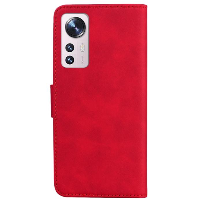 Bild 3,  Xiaomi 12 Pro Fodral Skin Touch Röd