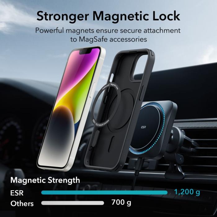Bild 3, ESR ESR iPhone 15 Plus / 14 Plus Skal CH MagSafe HaloLock Svart