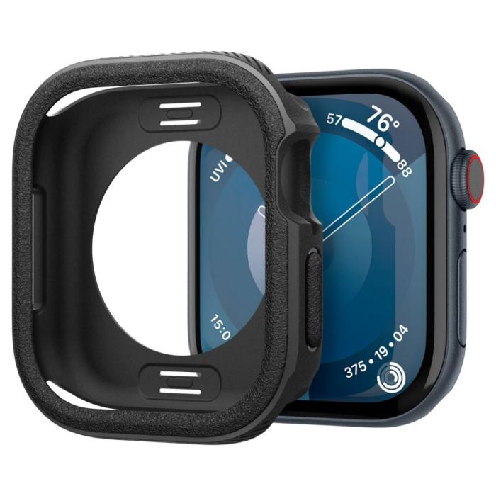 Bild 6, Spigen Spigen Caseology Apple Watch 11 / 10 46 mm Vault Matt Svart