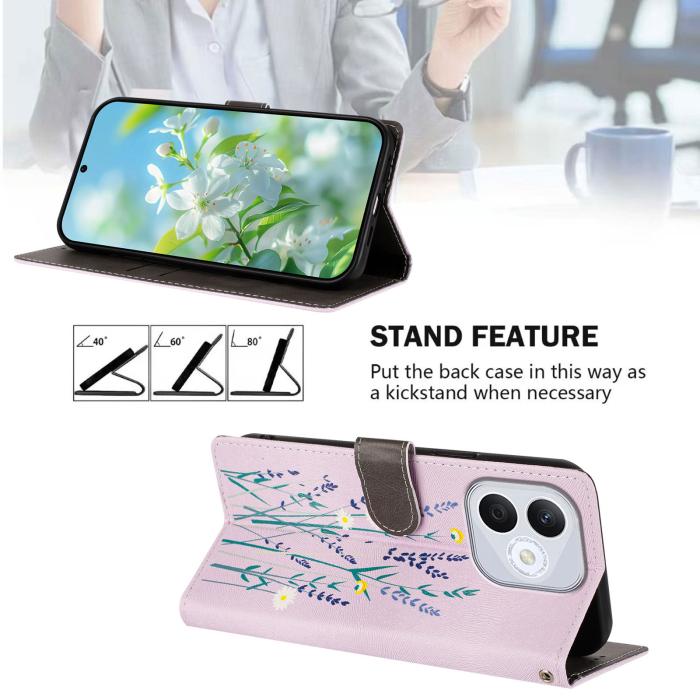 Bild 2,  Honor 400 Lite Fodral Med Tryck Lavendel