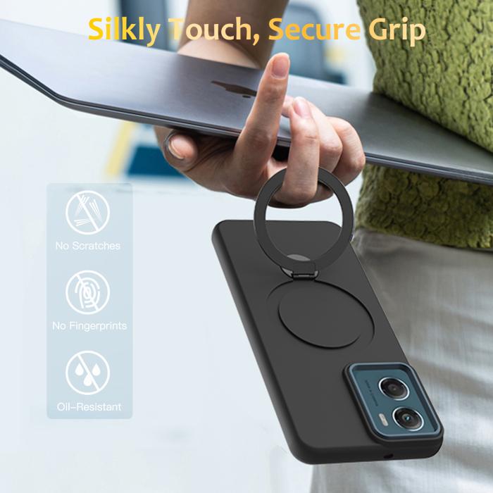 Bild 2,  Motorola Moto G06/G06 Power Skal MagSafe Kickstand Hybrid Svart