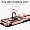  iPhone 14 Skal Ring Armor Med CamShield Roséguld