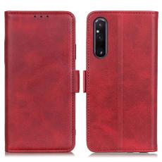  Sony Xperia 1 V Fodral Magnetisk St&auml;ngning R&ouml;d