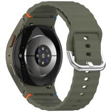  Galaxy Watch 5/5 Pro/6/7/FE Armband Silikon Wave Design