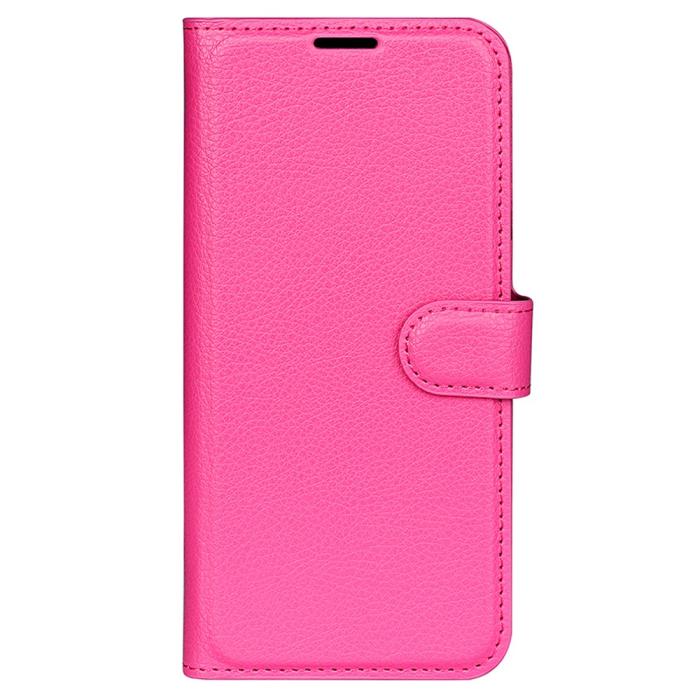 Bild 5,  Samsung Galaxy A25 5G Fodral Litchi Läder Rosa